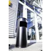 Okrągły metalowy czarny wytrzymały 3332