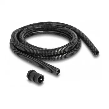 Osłona na kabel DeLOCK 60463 Czarny Plastik 15.8mm x 2m
