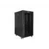 Wolnostojąca szafa rack LANBERG FF01-6822-12BL 22U Czarna 1200 kg