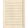 Przekładki Soennecken 121009220 24×30 cm, 190 g/m², dziurkowanie 11-otworowe