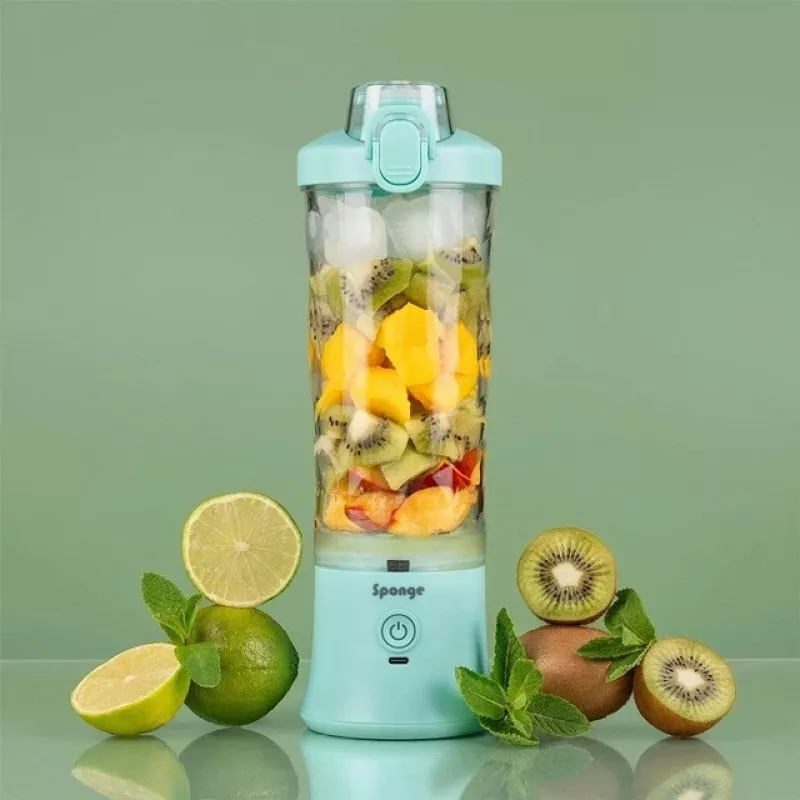 Sponge bezprzewodowy blender kubkowy 0,6 l turkusowy