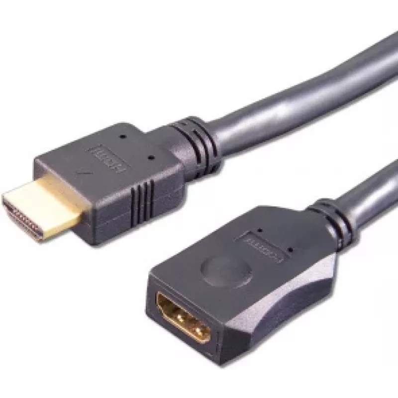 Kabel HDMI e+p HDMV 402 2m Typ A Wtyk do Gniazda Czarny