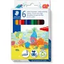 Marker Staedtler Noris Jumbo 6 szt. zmywalny nietoksyczny — szeroka końcówka, bezpieczne dla dzieci