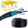 Kabel sieciowy Extralink skrętka CAT5E FTP zewnętrzny 305m czarny