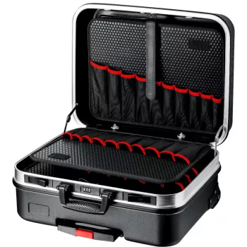 Knipex BIG Basic Move skrzynka narzędziowa z akrylonitrylo-butadieno-styrenu (ABS), aluminium, czarna