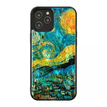 Etui ochronne iKins do Apple iPhone 12 Pro Max — starry night Czarny