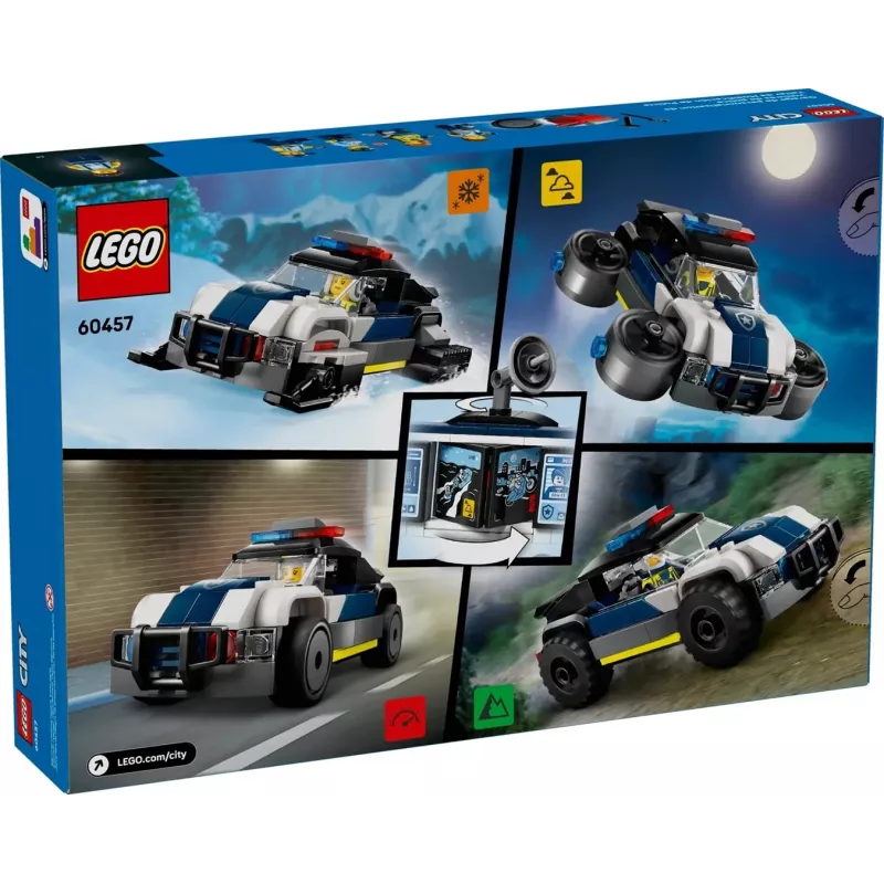LEGO CITY 60457 Garaż policyjnego samochodu tuningowanego
