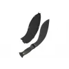 Maczeta Mil-Tec kukri 15534000 — ostrze ze stali nierdzewnej 255 mm, długość całkowita 375 mm, rękojeść z ABS, z pokrowcem
