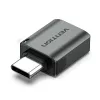 Adapter OTG Vention USB-C męski na USB 3.0 żeński, szary, stop aluminium