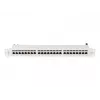 Patch panel 1U LANBERG PPS7-1024-S — 24-portowy, Cat7, F/UTP, metalowy, 1U (445×102×44,5 mm)