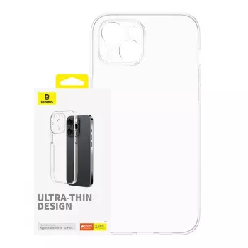 Etui na telefon Baseus OS-Lucent Series dla iPhone 15 Plus, przezroczyste, smukła przezroczysta osłona ochronna