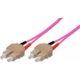 Tecline exertis Connect - kabel krosowy - SC wielomodowy (M) do SC wielomodowy (M) - 25 m - światłowód - 50/125 mikrometrów - OM4 - akwamaryna (39875925)