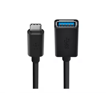 Belkin USB 3.0 Gniazdo 5 Gbit/s USB-C na USB-A 1m Szary (F2CU036BTBLK)