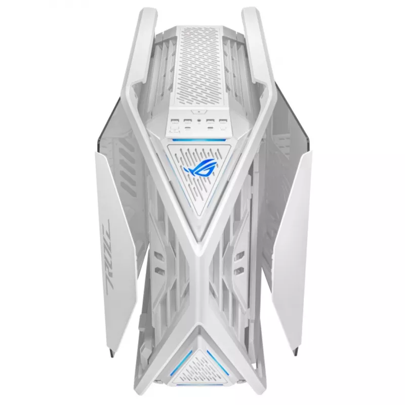 ASUS ROG GR701 Hyperion Biały, PC, Biały, ATX, EATX, micro ATX, Mini-ITX, Aluminium, Multi, Przód