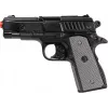 Zabawkowy metalowy pistolet policyjny Pulio model 15546/6 — realistyczny design, wytrzymała konstrukcja