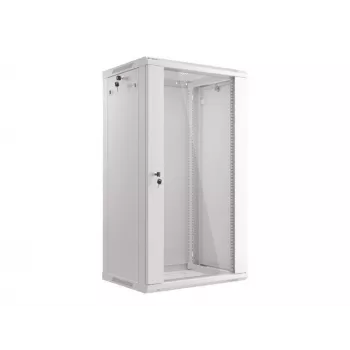 Szafa rack Lanberg WF01-6422-10S 22U do montażu na ścianie szara