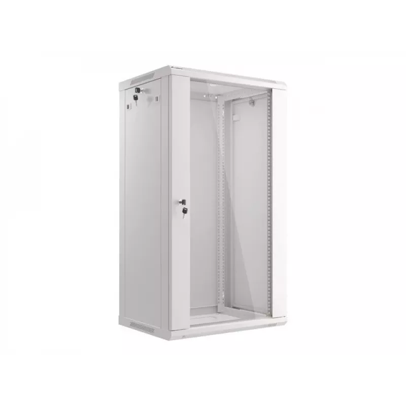 Szafa rack Lanberg WF01-6422-10S 22U do montażu na ścianie szara
