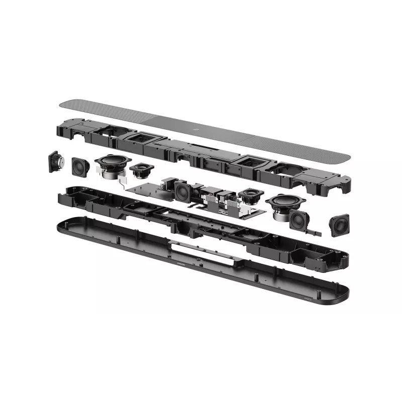 Soundbar Sennheiser AMBEO Soundbar Plus SB02 — 500 W, 9 głośników, 2x HDMI 2.0, HDMI eARC, Wi‑Fi, Bluetooth