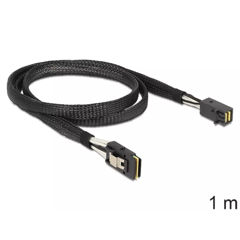 Kabel SAS DeLOCK 83389 1m Czarny