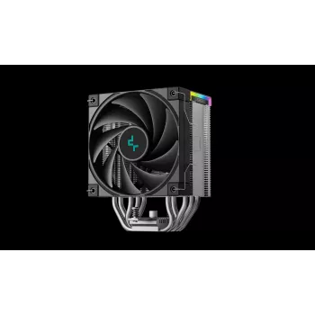 Chłodzenie powietrzne DeepCool AK500S Digital SE — wentylator 120 mm, obsługa gniazd LGA1700/AM5/AM4 oraz Intel LGA115x/1200, czarne