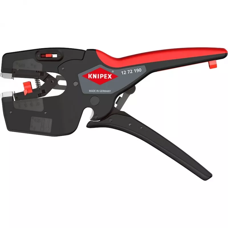 Multinarzędzie elektryka Knipex NexStrip 12 72 190 SB – ściągacz izolacji i narzędzie do zaciskania