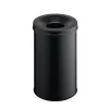 Waste Container Round Steel Czarny Durable 330601