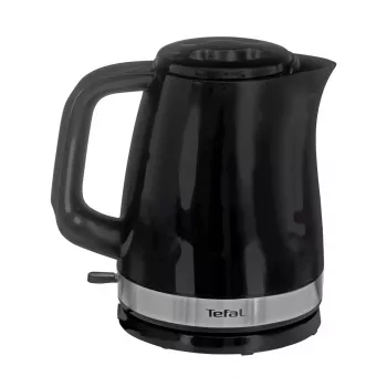 Czajnik elektryczny Tefal KO150 1,5 L 2400 W — czarny stal nierdzewna, bezprzewodowy, podstawa obrotowa 360°