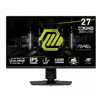 MSI MAG 275UPD E14 Monitor gamingowy - 27 - 4K UHD, tryb Dual Mode dla UHD przy 144 Hz i FHD przy 288 Hz [Klasa energetyczna F] (9S6-3CE89M-016)