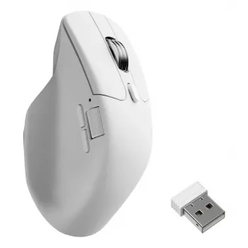 Mysz Keychron M6 praworęczna RF Wireless + Bluetooth + USB-C Optyczna 30000 DPI Biała