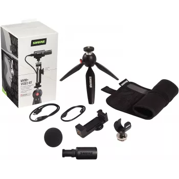 Shure MV88+ VIDEO KIT Black Mikrofon stołowy