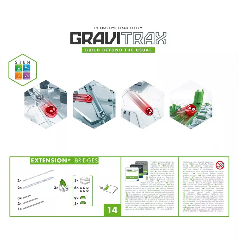 GraviTrax Extension Bridges Ravensburger 22423 Wielokolorowy