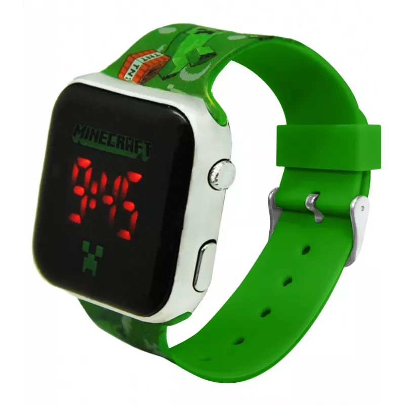 Zegarek cyfrowy dla dzieci Euroswan Minecraft LED model 065786
