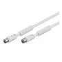 Wentronic 50723 Kabel koncentryczny biały