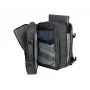 Plecak outdoorowy NATEC NTO-2116 bezramowy poliestrowy czarny 330×240×440 mm z kieszenią na tablet i 10 kieszeniami