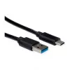 ROLINE RM Kabel USB 3.2 Gen 1, A-C, ST/ST, czarny, 1 m