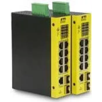 Przełącznik Gigabit kti networks KGS-1060 — 10-portowy przełącznik przemysłowy, 8×RJ45 Gigabit, 2×SFP