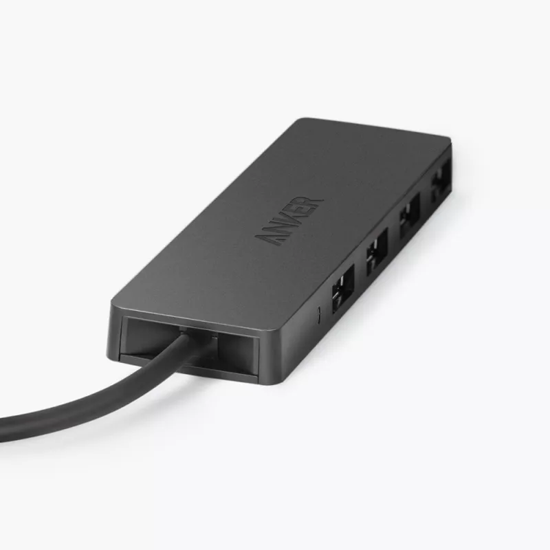Koncentrator USB Anker Innovations A7516016 USB 3.2 Gen 1 Typ-A 5000 Mbit/s Czarny