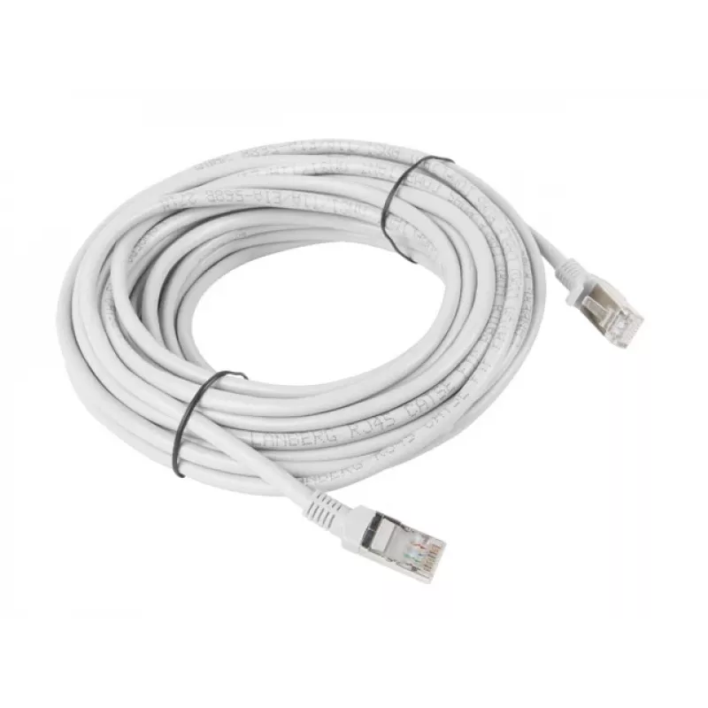 Lanberg PCU5-10CC-1000-S Kabel sieciowy 10 m Cat5e U/UTP (UTP) Szary (PCU5-10CC-1000-S)