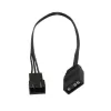Wewnętrzny kabel zasilający Alphacool 18602 0,6 m 3-pinowy prosty