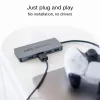 Hub USB zielony Cell HUB-GC-A4A — 4-portowy hub USB-A 3.0