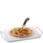 Zestaw noża do pizzy i kamienia do pieczenia z prostokątną podstawką GEFU DARIOSO G-89534