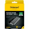 Powerbank INTENSO 7350050 — 20000 mAh, 1× USB-A + 2× USB-C, łączna moc wyjściowa 100 W, czarno-szary