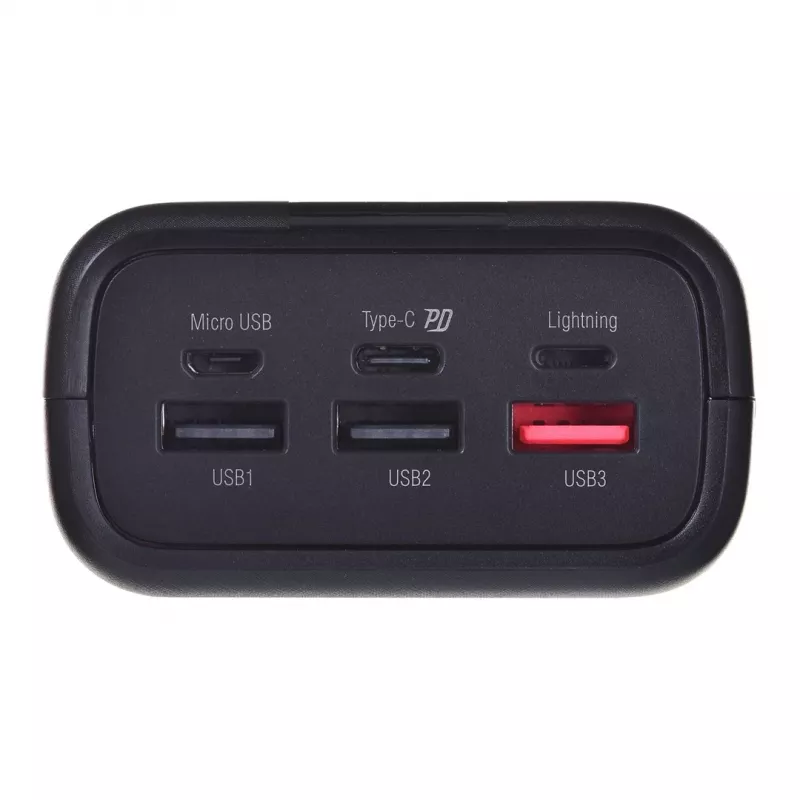 Powerbank Silicon Power QX55, litowo-polimerowy (LiPo), 30000 mAh, czarny