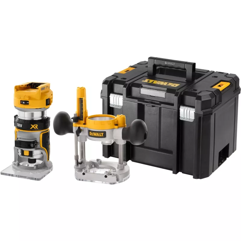 DeWALT 18V XR BRUSHLESS 8MM (¼”) FREZARKA GÓRNOWRZECIONOWA