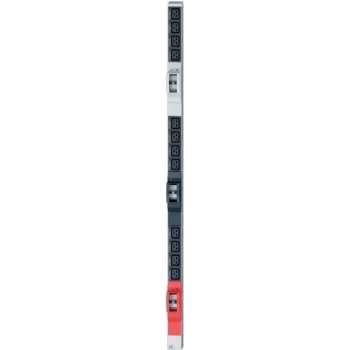 Jednostka dystrybucji zasilania Bachmann Zero U-Space IT Basic — 12 gniazd C19, kabel 3 m, 400 V, 32 A, 1075×47×44 mm