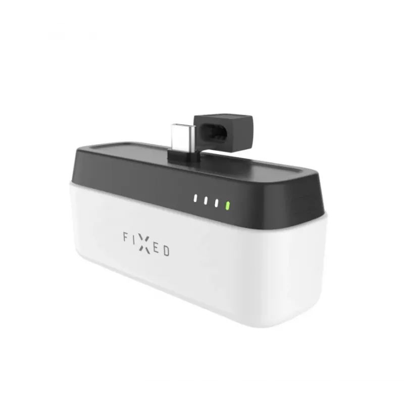 Przenośny powerbank FIXED FIXZEN-5PL-WH, 5000 mAh, wyjście USB-C 5V/3A, 9V/2,22A, 12V/1,67A, biały