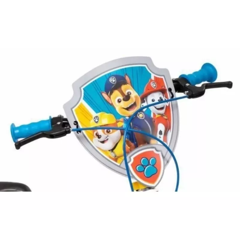 Rower dziecięcy Toimsa 16 cali Paw Patrol czerwony model 1678, koła 16-calowe, jednobiegowy