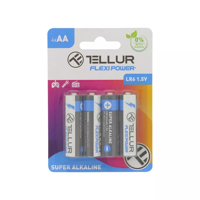 Baterie Tellur Flexi Power AA LR6 1,5 V 4 szt./zestaw