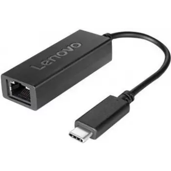 Lenovo USB-C do Ethernet Adapter - Karta sieciowa - USB-C - Gigabit Ethernet x 1 - FRU - dla ThinkCentre M75, M75t Gen 2, M90q Gen 2, ThinkPad T15p Gen 2, ThinkSmart Core