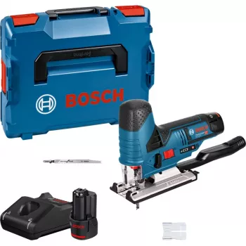 Wyrzynarka akumulatorowa GST 12V-70 Professional, 12 V (niebiesko-czarna, 2 akumulatory litowo-jonowe 3,0 Ah, w L-BOXX)